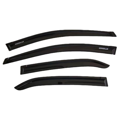 Duarable Car Window Shade 4 Pcs Set Car Accessories Door Deflector Sun Rain Guard Outside Mount Compatible With Toyota Corolla