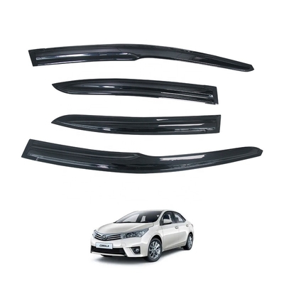 Custom Sports In The Channel Roof Vent Shade Wind Deflector Sun Rain Guard Car Side Rear Window Sun Shade For Toyota