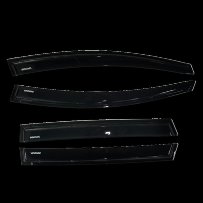 Luxury Car Accessories Keep Sun Rain Wind Car Window Visor Injection Weather Shield Automobile Exterior Trim For Toyota 2016 INNOVA