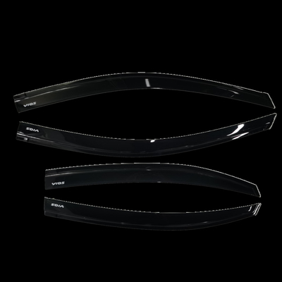 Customized Car Acrylic Smoke And Black Acrylic Window Sun Visor Clips For Toyota VIOS